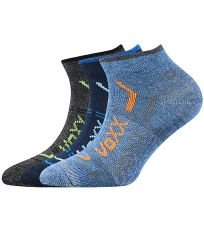 Dětské sportovní ponožky - 3 páry Rexík 01 VoXX® mix A - kluk
