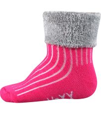 Kojenecké froté ponožky - 3 páry Lunik VoXX® mix A - holka
