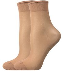 Silonové ponožky - 2 páry NYLON 20DEN Lady B beige