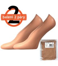 Silonové ponožky - 2 páry NYLON 20 DEN Lady B beige