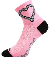 Unisex vzorované sportovní ponožky Ralf X Voxx srdce