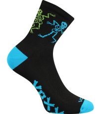 Unisex vzorované sportovní ponožky Ralf X Voxx kostry