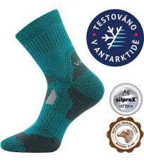 Unisex froté ponožky Stabil CLIMAYARN Voxx modro-zelená