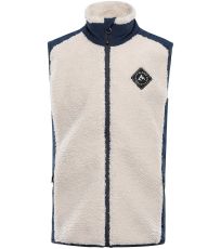 Dětská hřejivá fleece vesta OFESO ALPINE PRO moonbeam