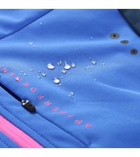 Dámská softshellová bunda UKEBA 2 ALPINE PRO Dazzling blue