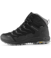 Unisex vysoká outdoorová kožená obuv CREDE ALPINE PRO černá