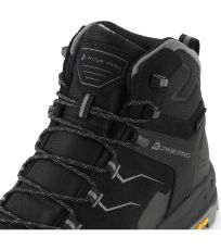 Unisex vysoká outdoorová kožená obuv CREDE ALPINE PRO černá