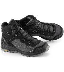 Unisex outdoorová kožená obuv CERNE 2 ALPINE PRO černá