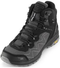 Unisex outdoorová kožená obuv CERNE 2 ALPINE PRO černá
