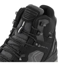 Unisex outdoorová kožená obuv CERNE 2 ALPINE PRO černá