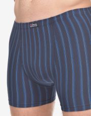 Pánské delší boxerky 74178P GINA Lékořice-sv. modrá