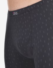 Boxerky v nadměrných velikostech 74182P GINA Černá-tm. šedá