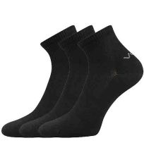 Unisex sportovní ponožky - 3 páry Metym Voxx černá