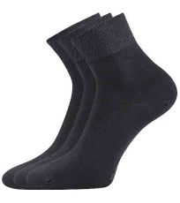Unisex ponožky - 3 páry Emi Lonka tmavě šedá