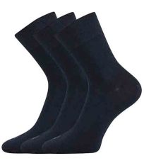 Unisex ponožky - 3 páry Emi Lonka tmavě modrá