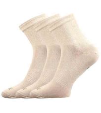 Unisex sportovní ponožky - 3 páry Regular Voxx béžová