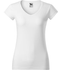 Dámské triko FIT V-NECK Malfini bílá