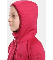 Dívčí funkční mikina MEMPHIS-JG KILPI Růžová