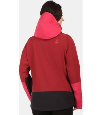 Dámská hardshellová nepromokavá bunda MAMBA-W KILPI Červená