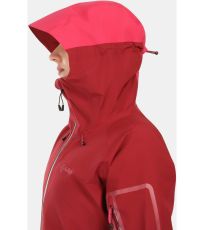 Dámská hardshellová nepromokavá bunda MAMBA-W KILPI Červená