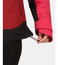 Dámská hardshellová nepromokavá bunda MAMBA-W KILPI Červená