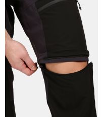 Pánské outdoorové odepínací kalhoty HOSIO-M KILPI Černá