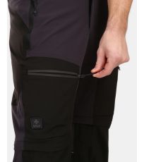 Pánské outdoorové odepínací kalhoty HOSIO-M KILPI Černá