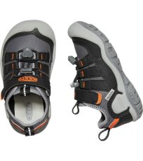 Dětská sportovní obuv KNOTCH HOLLOW CHILDREN KEEN steel grey/safety orange