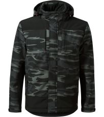 Pánská zimní softshellová bunda Vertex Camo RIMECK