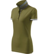 Dámská polokošile Collar up Malfini premium avocado green