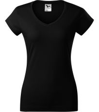 Dámské triko FIT V-NECK Malfini černá