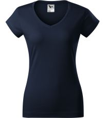 Dámské triko FIT V-NECK Malfini námořní modrá