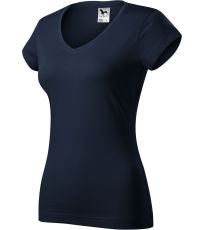 Dámské triko FIT V-NECK Malfini námořní modrá