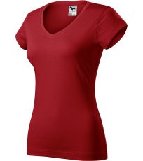 Dámské triko FIT V-NECK Malfini červená