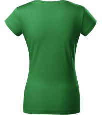 Dámské triko FIT V-NECK Malfini středně zelená