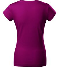 Dámské triko FIT V-NECK Malfini fuchsia red