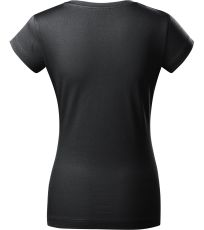 Dámské triko FIT V-NECK Malfini eben šedá