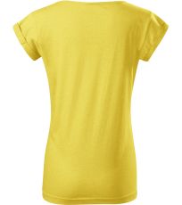 Dámské triko FUSION Malfini žlutý melír