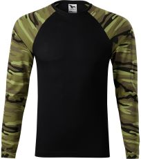 Triko unisex Camouflage LS Malfini camouflage green