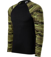 Triko unisex Camouflage LS Malfini camouflage green