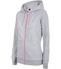 Dámská mikina H4Z19-BLD003 4F COLD LIGHT GREY