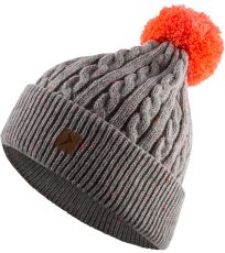 Dámská zimní čepice HOZ17-CAD607 Outhorn Light gray melange