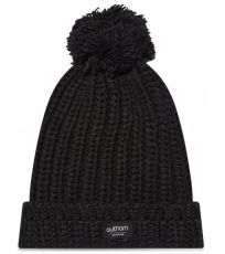 Dámská zimní čepice HOZ21-CAD608 Outhorn deep black