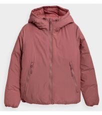 Dámská oboustranná bunda HOZ21-KUDP604 Outhorn dark pink