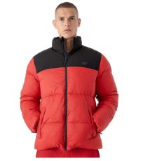Pánská prošívaná bunda Pánská bunda 4F KUMP009 H4Z21 62S RED červená 4F RED