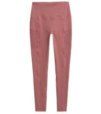 Dámské sportovní legíny HOZ21-SPDF601 Outhorn dark pink