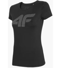 Dámské funkční tričko NOSH4-TSDF004 4F DEEP BLACK