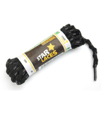 Tkaničky (šněrovadla) STAR LACES SLIM 123p PROMA černo-tm.šedá