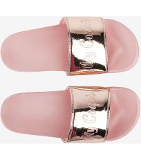 Dámské pantofle CLEO COQUI Powder pink/Metallic pink