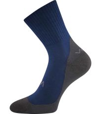 Unisex ponožky - 3 páry Barefootan froté VoXX® tmavě modrá